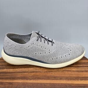 Cole Haan Shoes Men's 11 Gray Grand Troy Knit Wingtip Sneaker Dress Oxfords